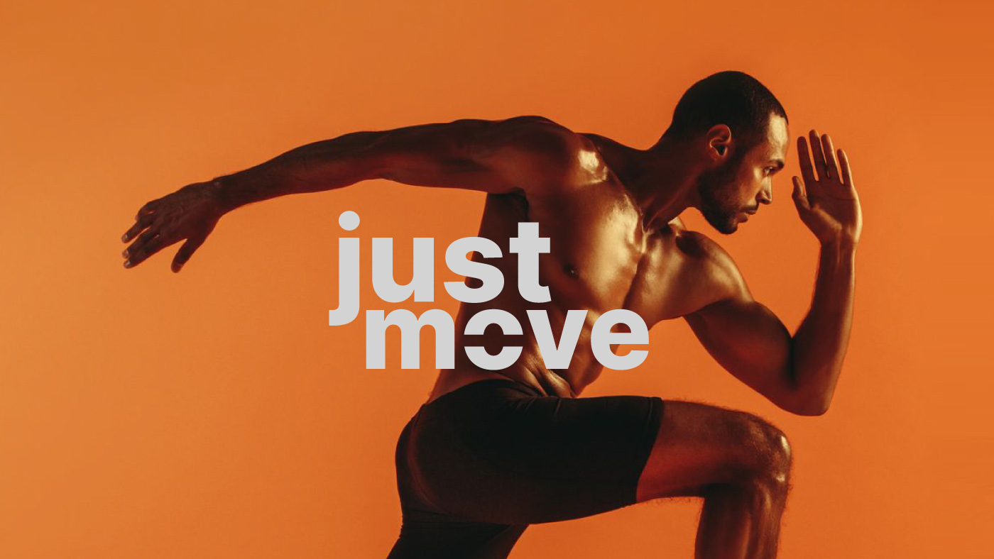 Bass. Estúdio Gráfico Designs Gives Just Move a Clearer Direction in Fitness Branding