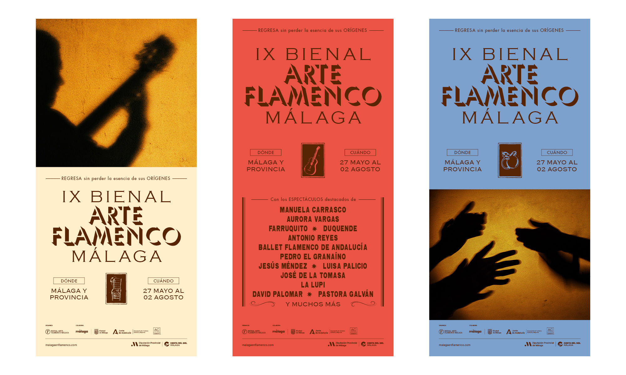 Tiquismiquis.club Gives Bienal de Arte Flamenco de Málaga a Typographic Identity Rooted in Graphic Heritage