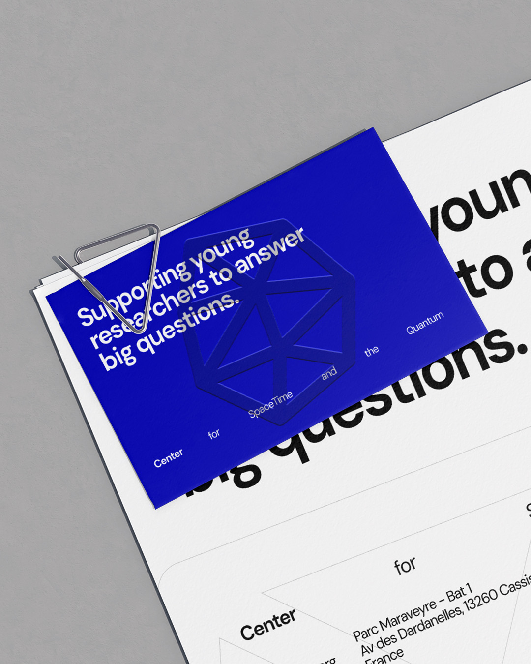 Center for the SpaceTime and the Quantum by Antonio Morsillo