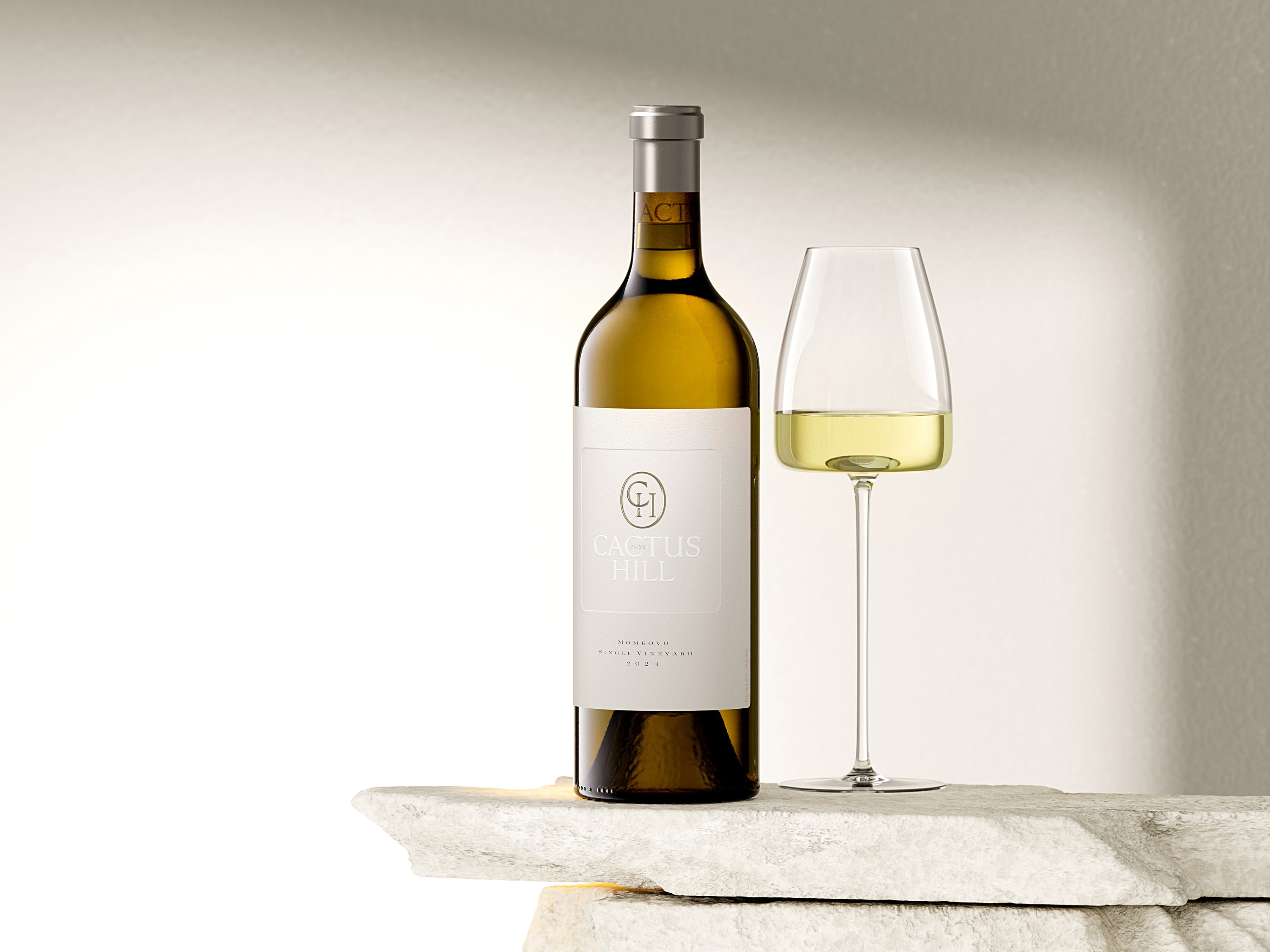 Cactus Hill Ultra Premium Wine Label Design by the Labelmaker