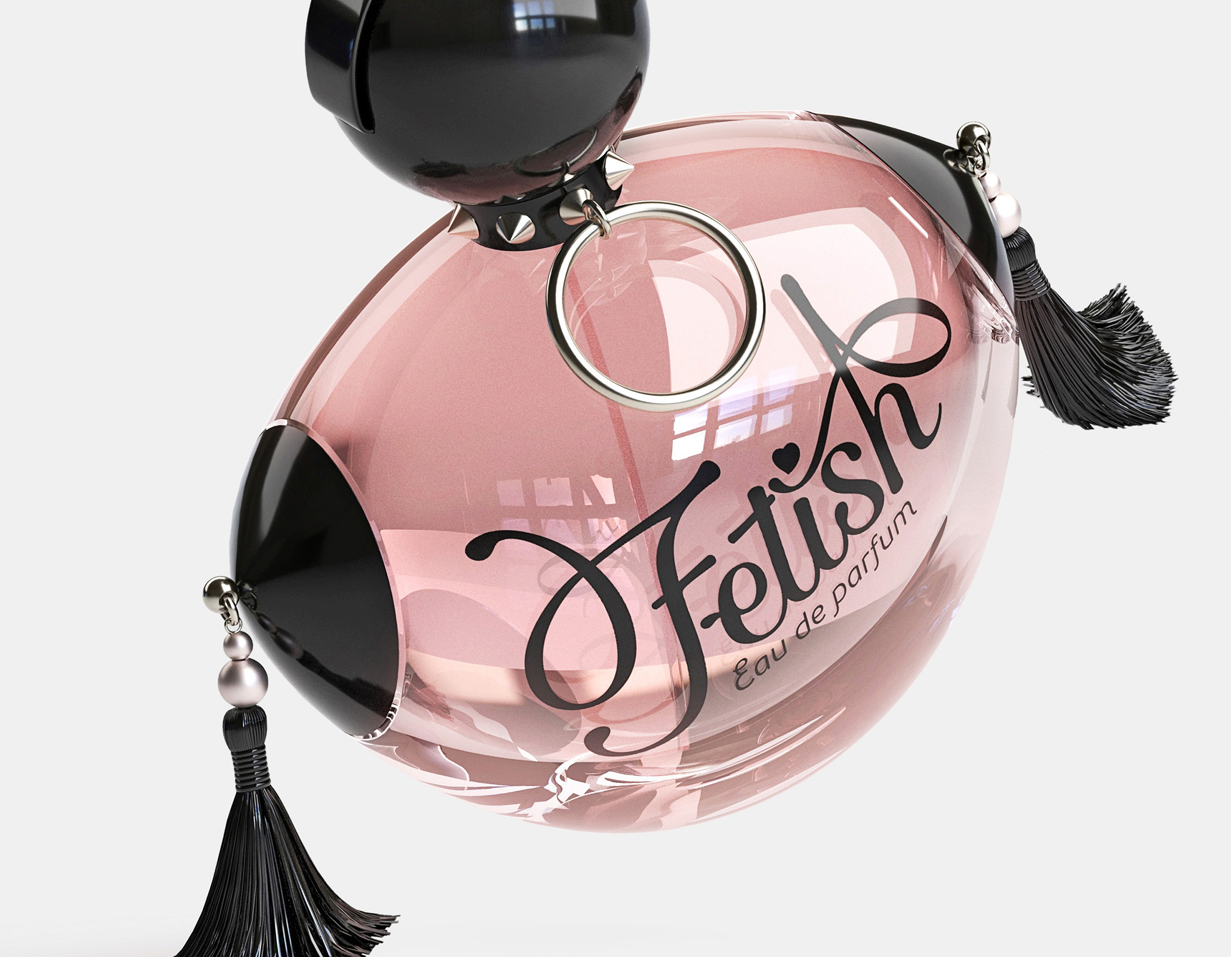 Fetish by Eclectic M Studio Turns Sensual Symbolism Into a Striking Perfume Packaging Statement