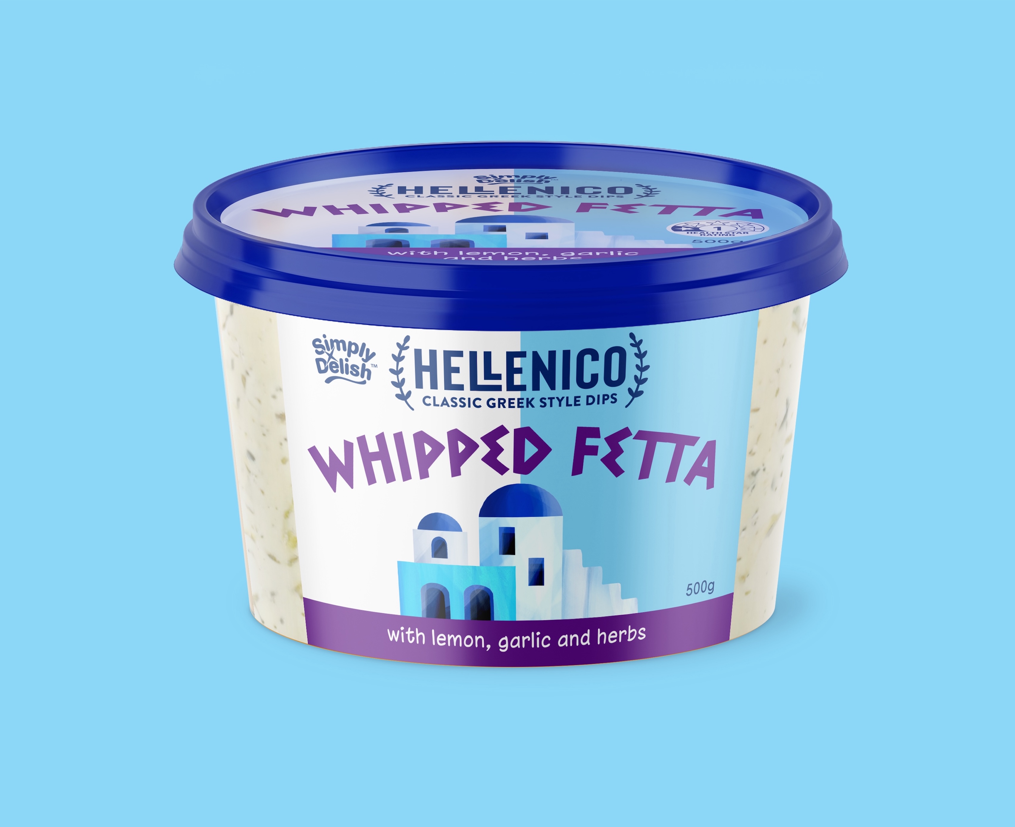 Hellenico Greek Dips Packaging Design by Asprey Creative Brings Modern Authenticity to Simply Delish