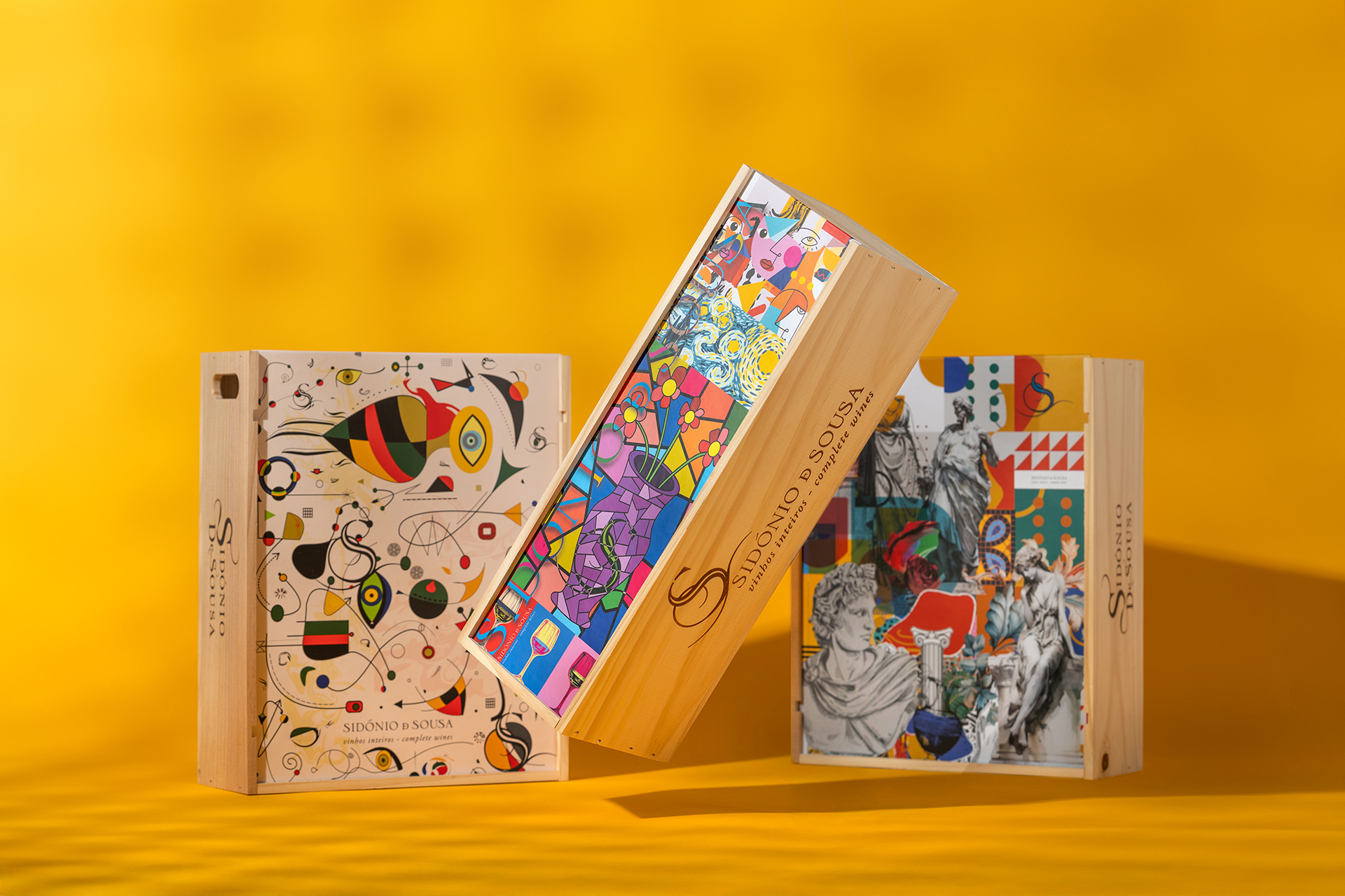 M&A Creative Agency Transforms Sidónio de Sousa into an Artistic Wine Box Collection