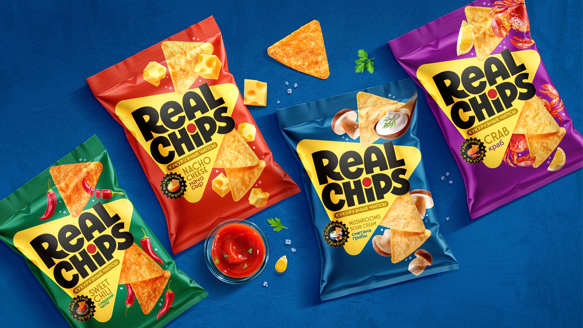 Profsoyuz Gives Real Chips a Loud Packaging Identity Built for Shelf Impact