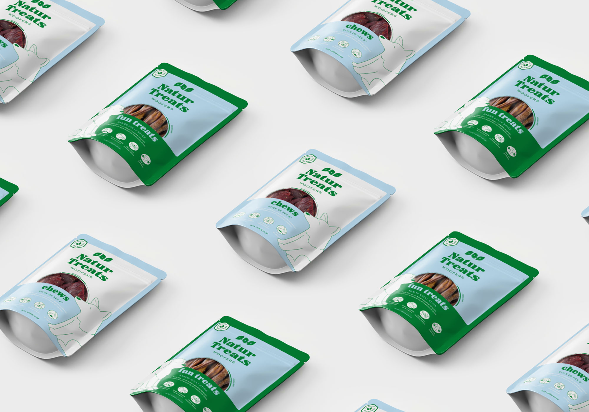 Natur Treats: Redefining Canine Snacks Through Minimalist Design and Organic Purity by Matias Funes