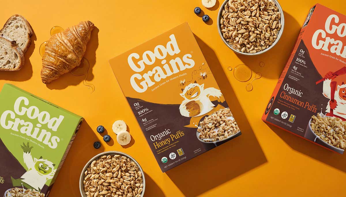 Gel Launches Good Grains with a Transparency First Cereal Identity Built for Modern Families