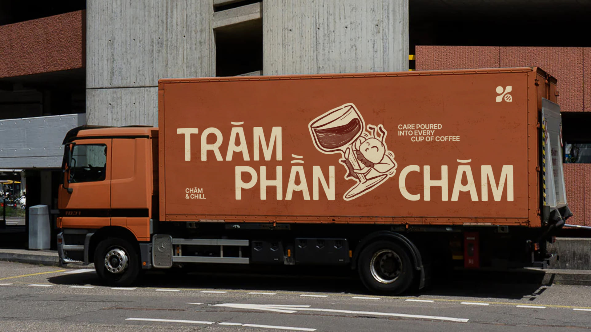 Zung Can Develops Trăm Phần Chăm Coffee Into a Distinctive Brand Identity Rooted in Dedication Community and Nature Inspired Design