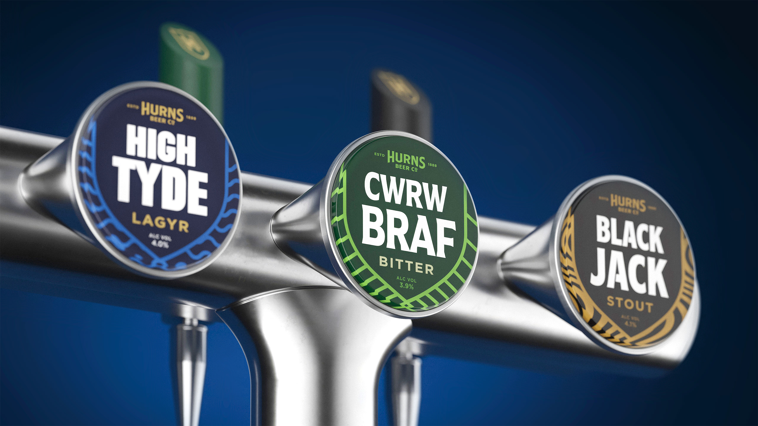 United by Design Develops Hurns High Tyde Lagyr With a Premium Beer Identity Rooted in Welsh Heritage and Modern Appeal