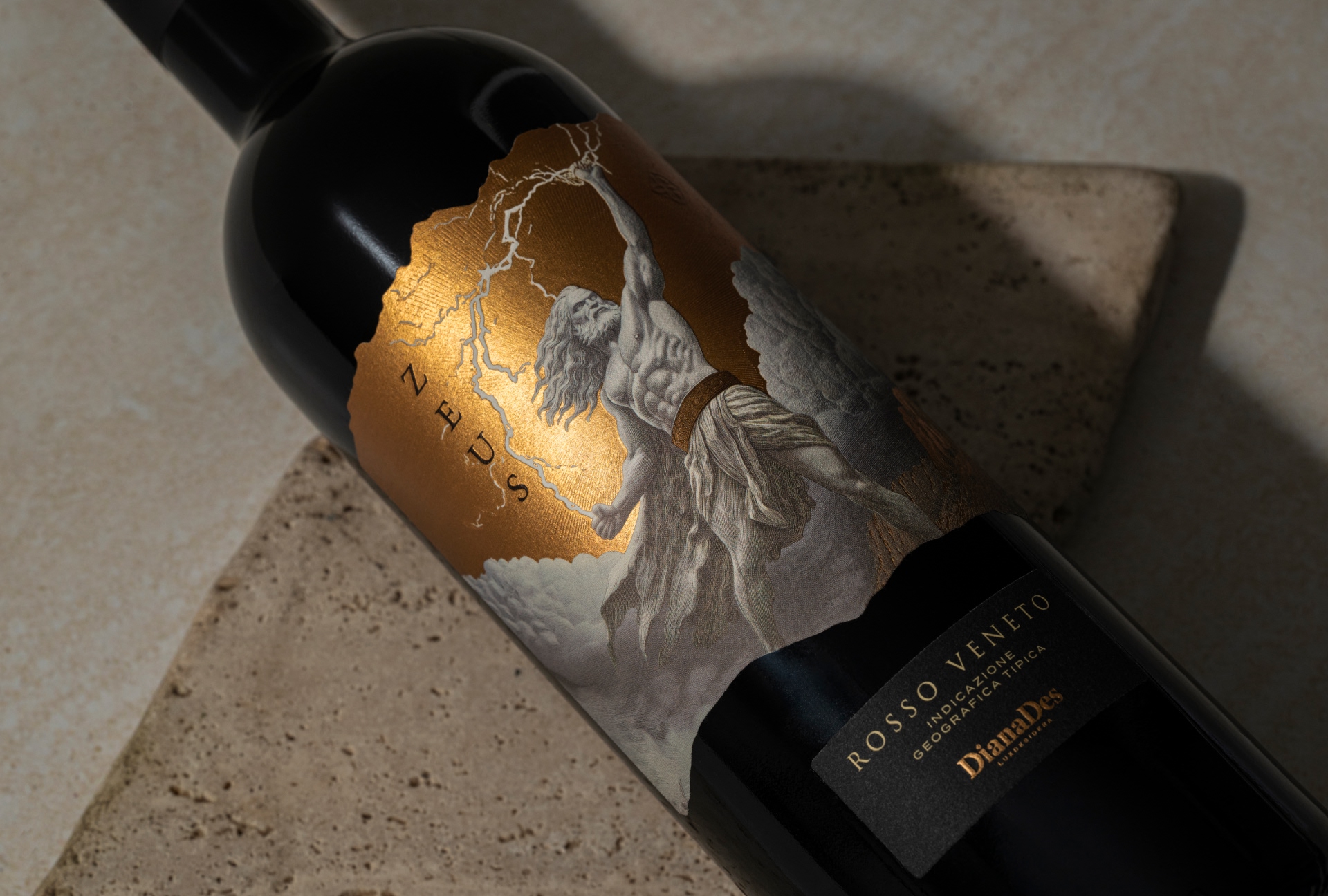 Holy Studio Transforms Zeus Rosso Veneto into a Sculptural Wine Label Experience