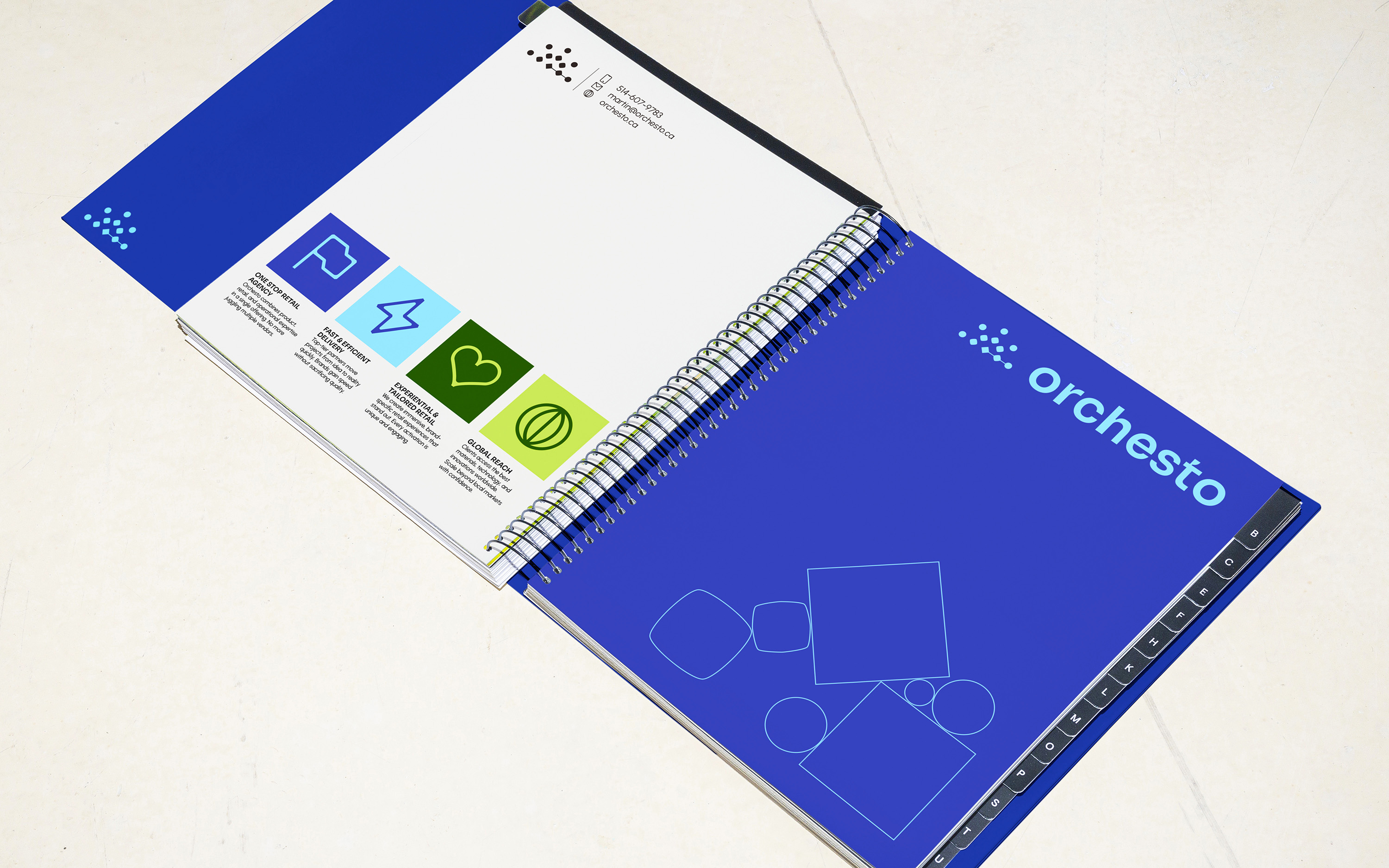 Orchesto – A Clean and Flexible Branding for an All-in-One Retail Agency by Leyma Design