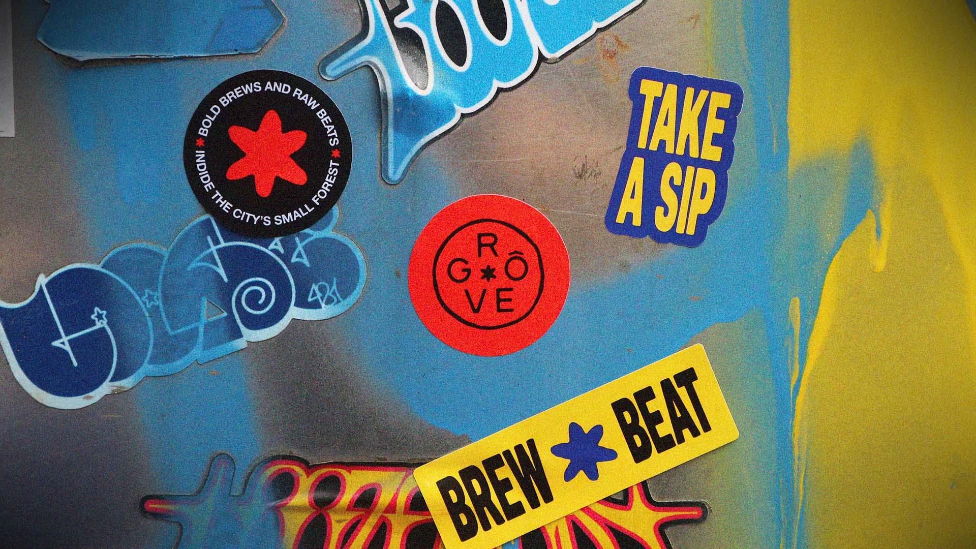 Grôve — Identity Design for a Street-Culture Inspired Coffee and Vinyl Concept by Huy Vo