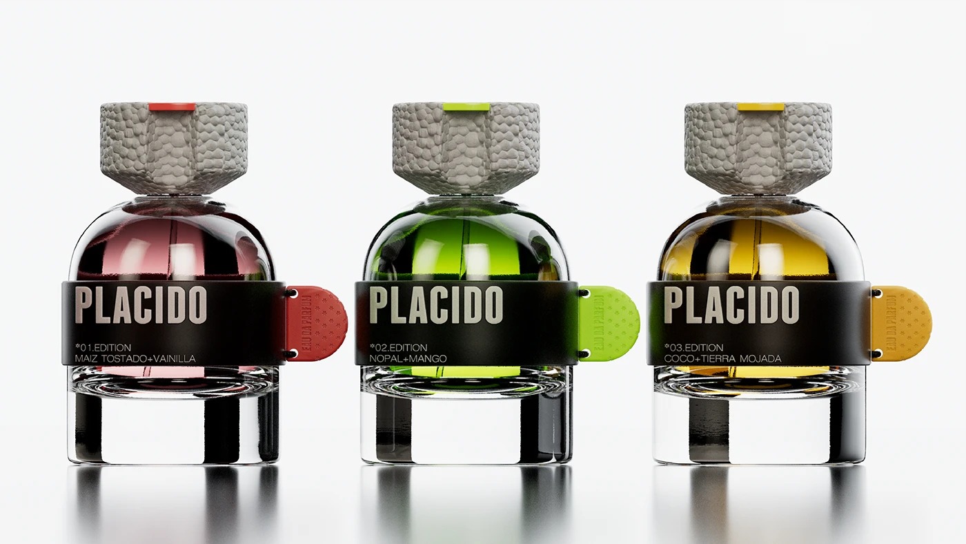 HI Estudio Multidisciplinario Develops Plácido as a Conceptual Perfume Brand Built on Structured Design and Sensory Contrast