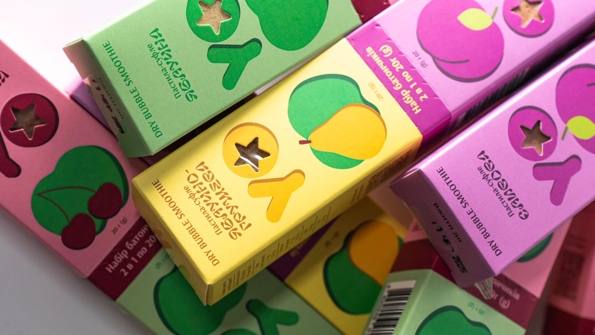 co+lab Designs YO Dry Bubble Smoothie with a Modular Packaging System for Multi Flavor Clarity