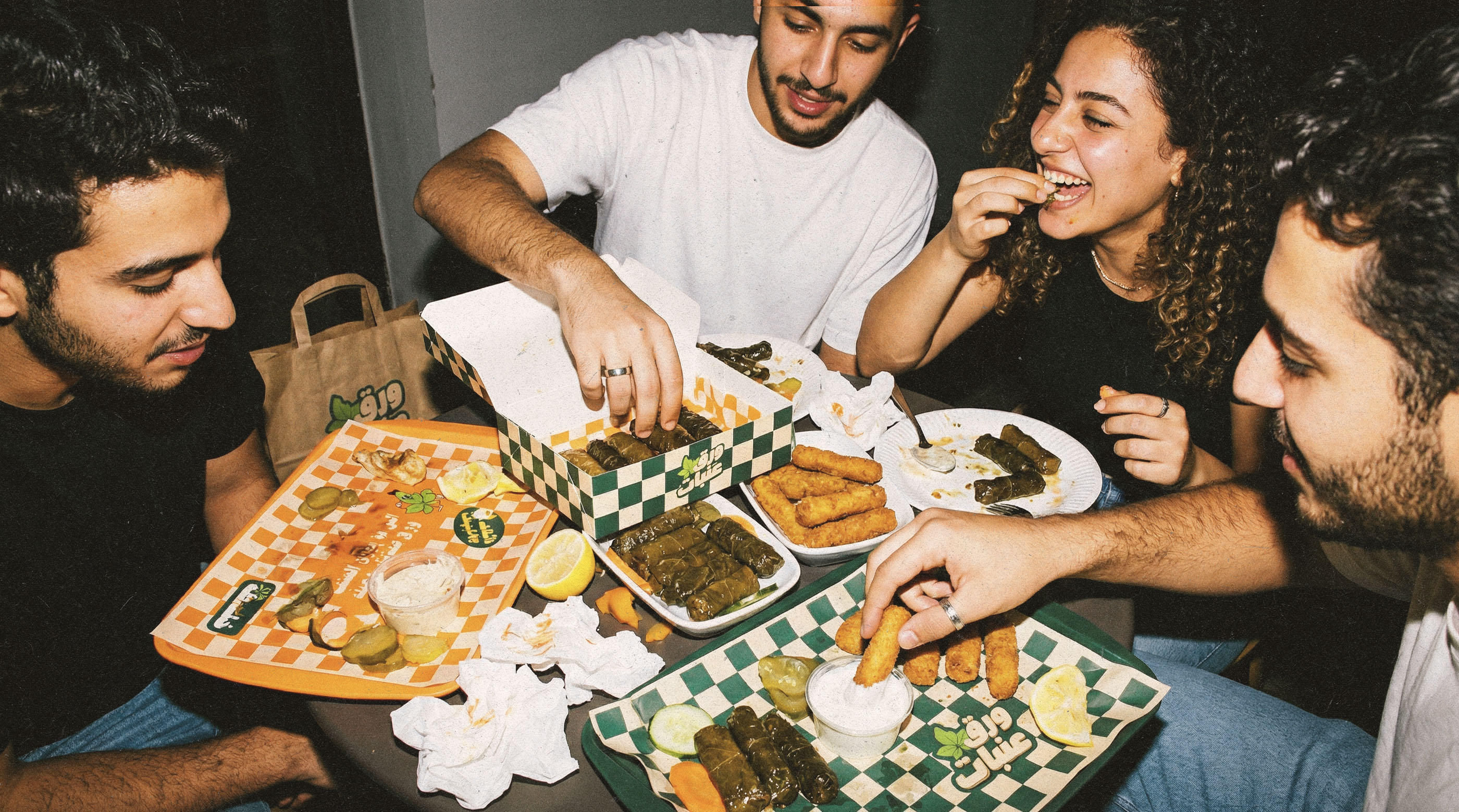 Waraq 3nbat Branding by TheRssWorks Reimagines Stuffed Grape Leaves Through a Bold and Playful Visual Identity