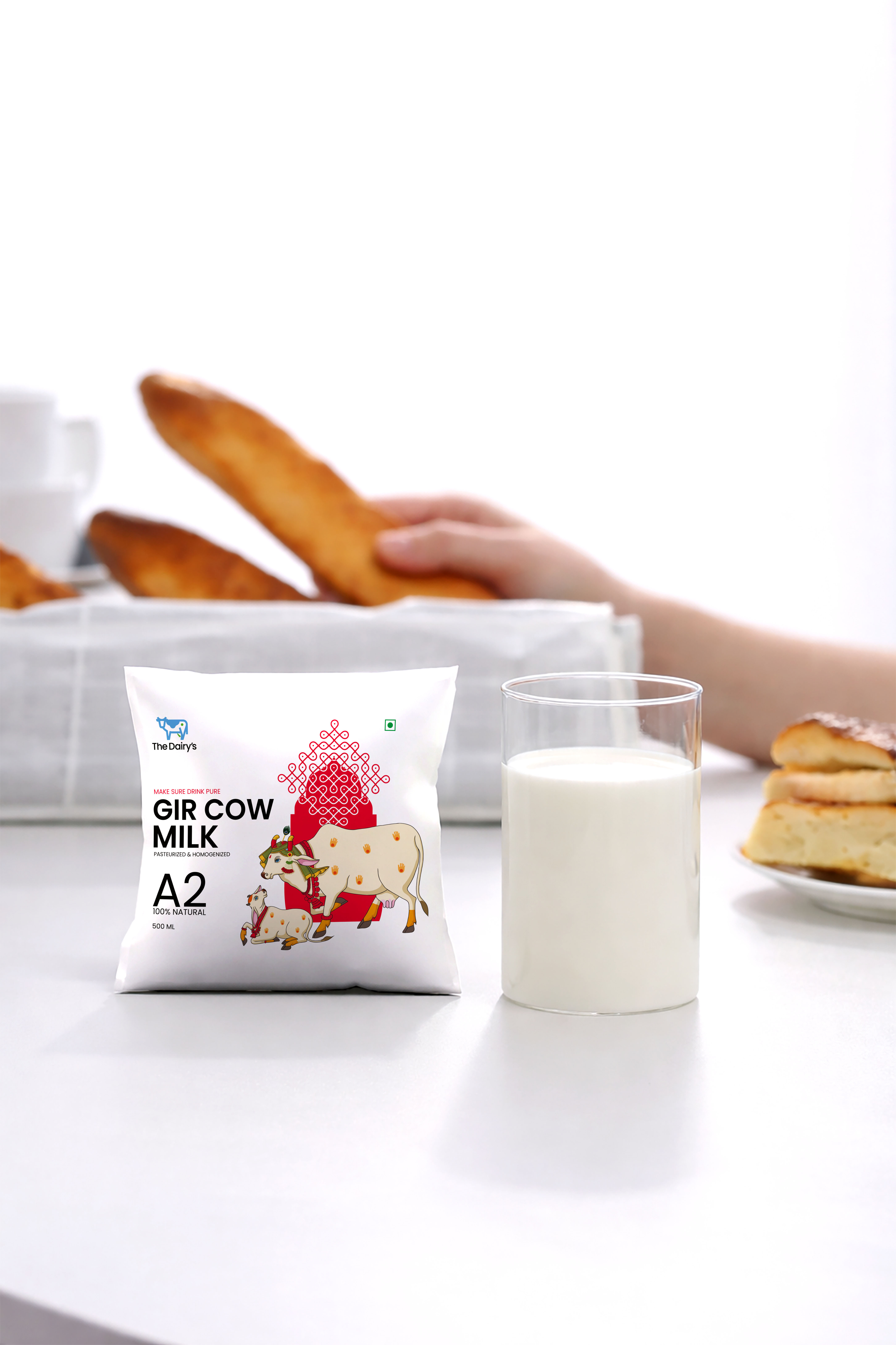 Sorted Branding Develops The Dairys as a Fresh Dairy Packaging Design System Built on Clarity Trust and Everyday Appeal