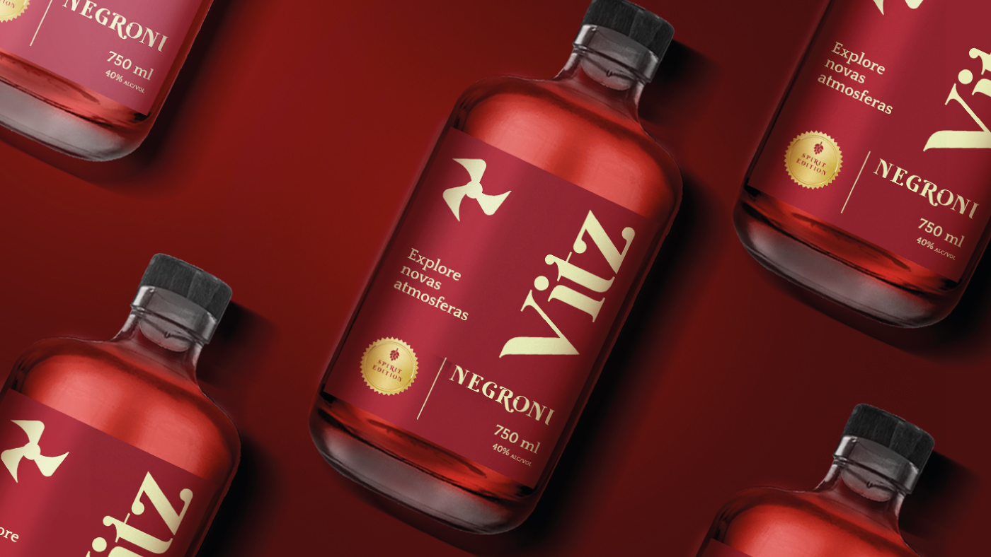 Bass,. Estudio Grafico Develops Vitz Gin Spirit Lupulado With a Hybrid Identity Blending Distillation and Beer Culture