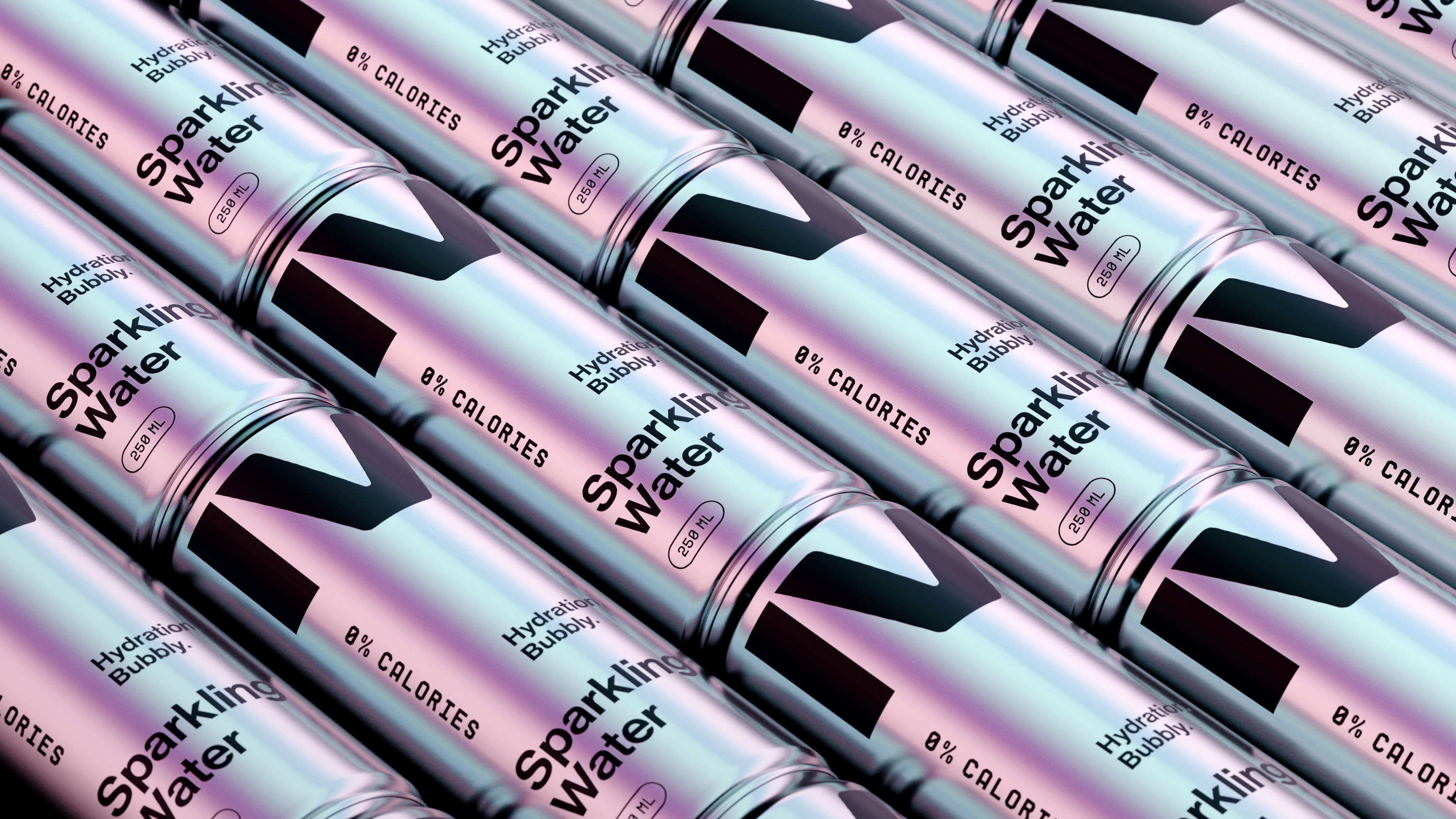 IV Sparkling Water Packaging Design by Widarto Impact Defines Premium Minimalism Through Radical Simplicity