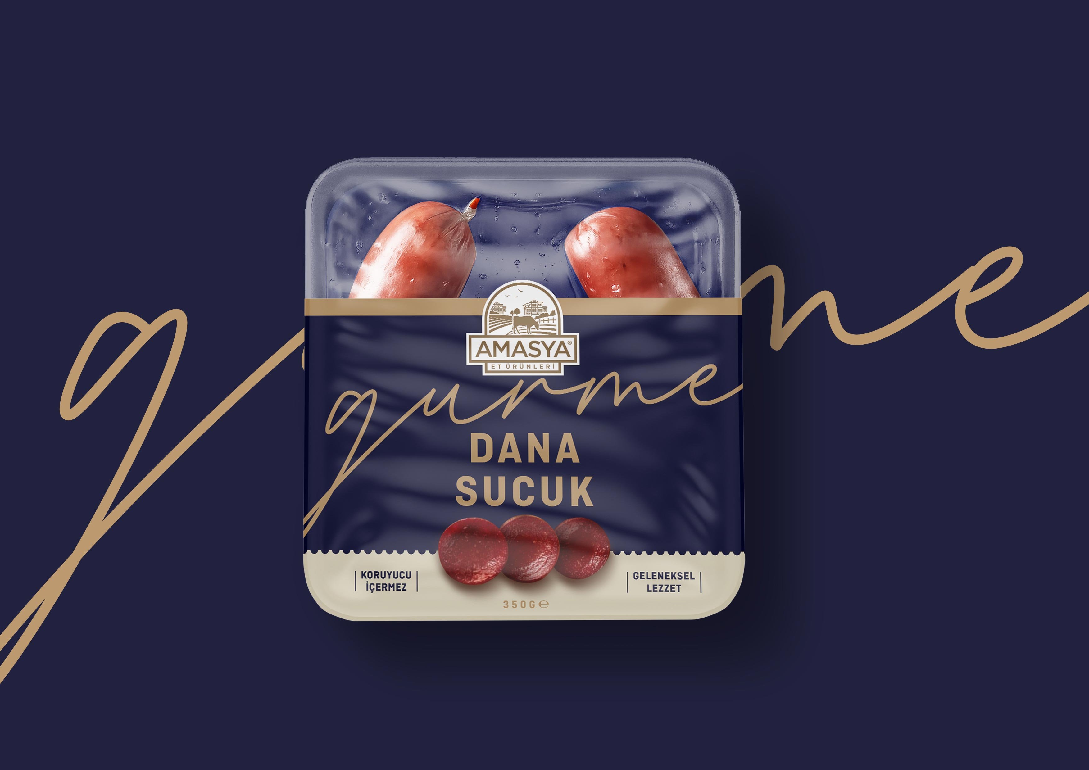 B12 Creative Branding Shapes Amasya Et Gurme Into a Contemporary Food Packaging Identity Driven by Simplicity and Strategic Reduction