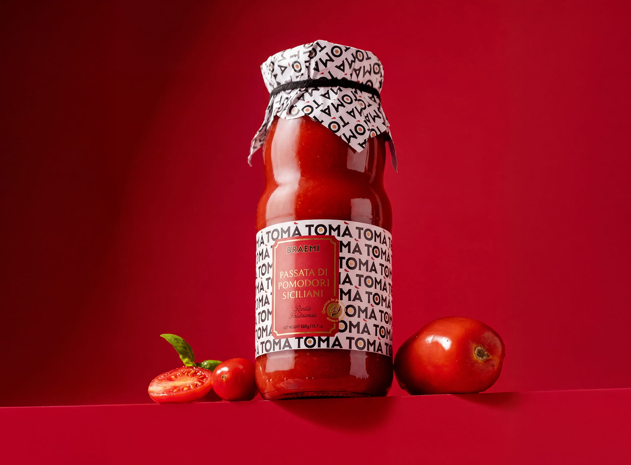 Rosario Lo Iacono Design Shapes Tomà With a Packaging Approach Where Language Drives Visual Recognition and Shelf Impact