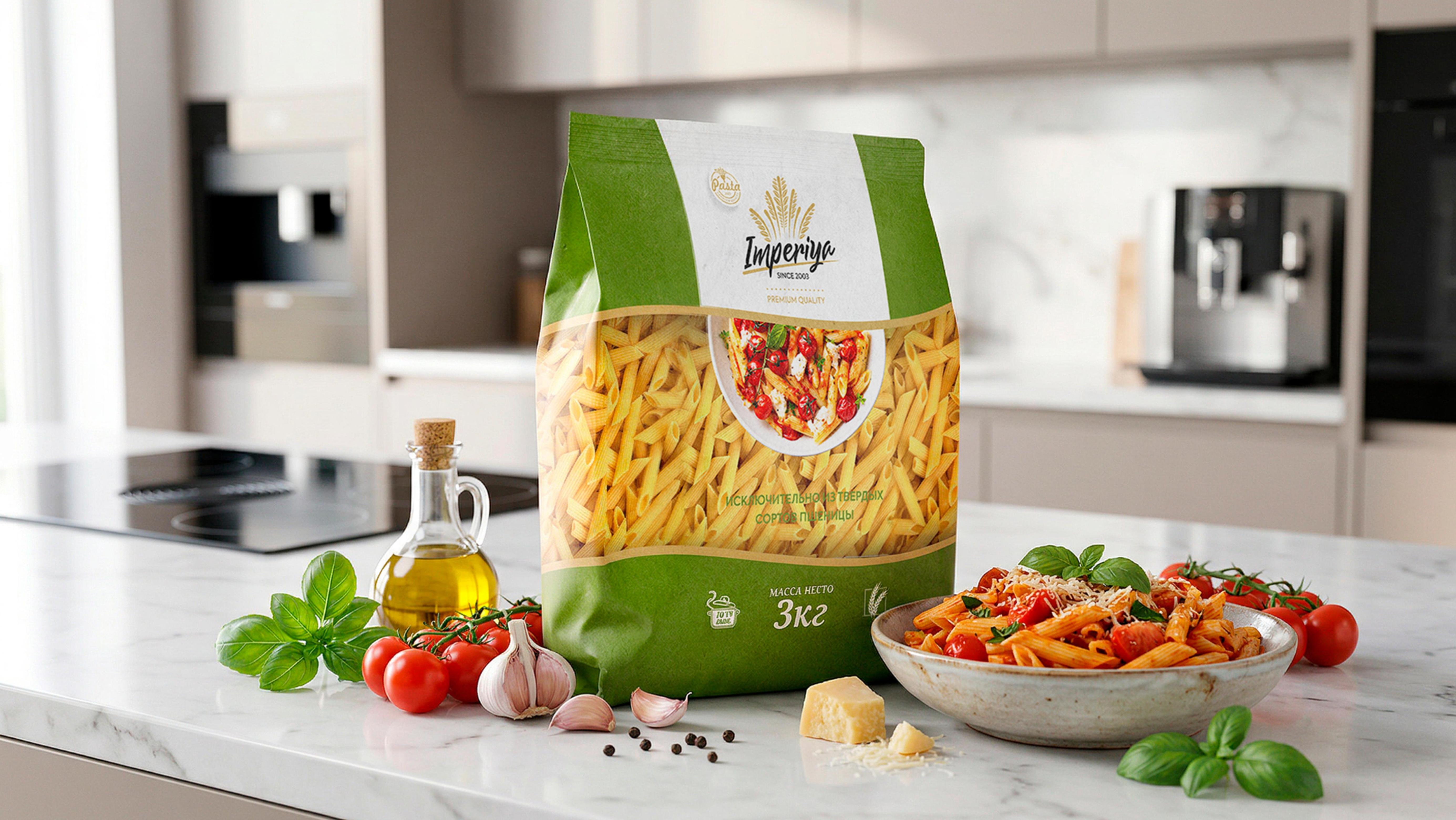 Imperia – Pasta Packaging Design and Brand Rebranding by Minim Design