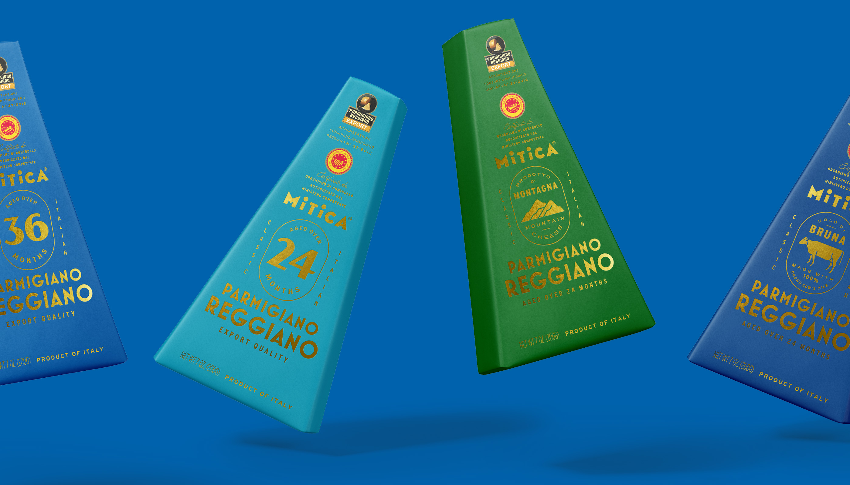 Luxury Food Packaging Design for Specialty Cheese: The Mitica Parmigiano Reggiano Line