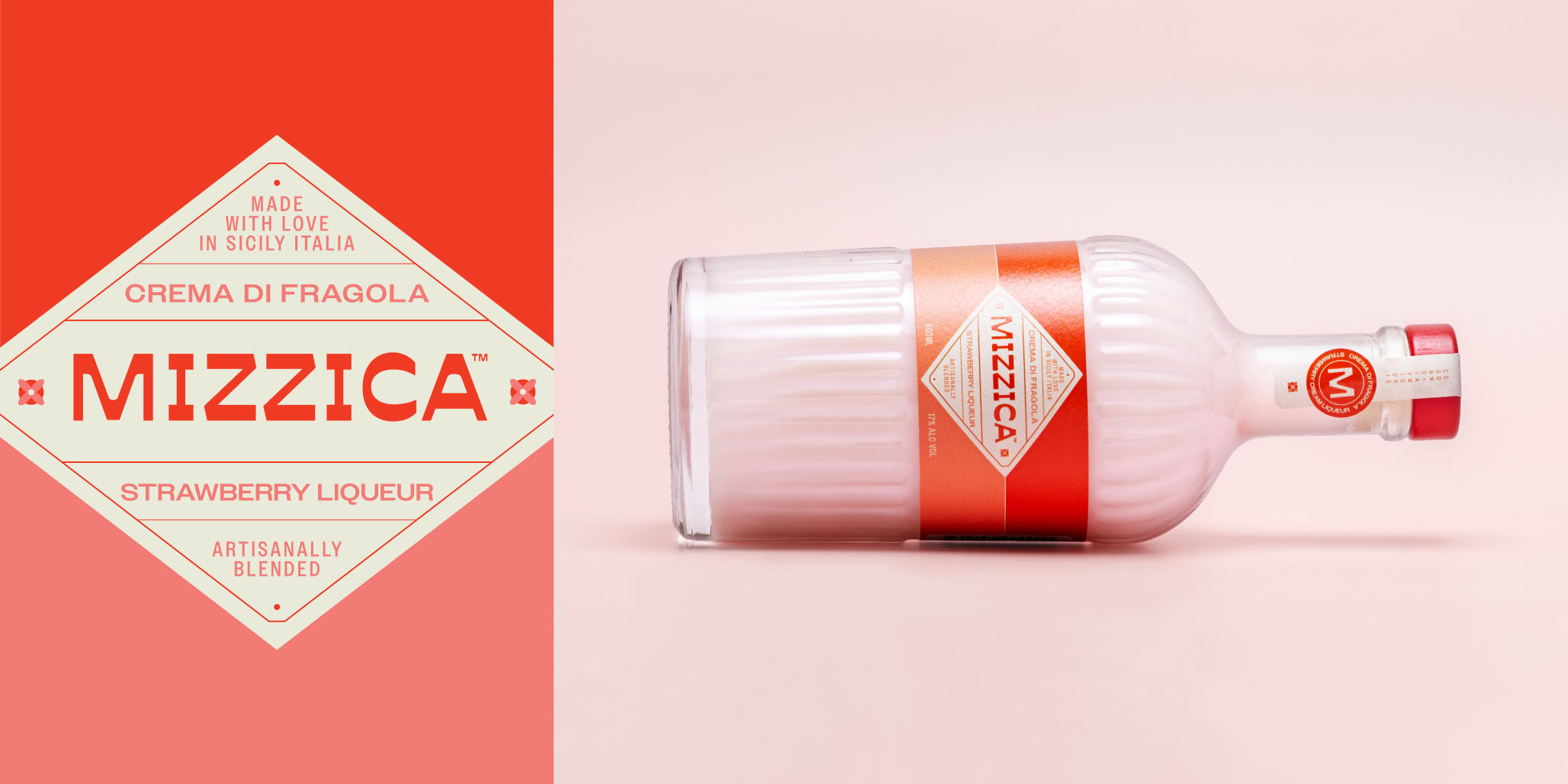 Mizzica Packaging Design by Percept Brand Design Agency Brings Contemporary Italian Crema Liqueur to the Australian Market